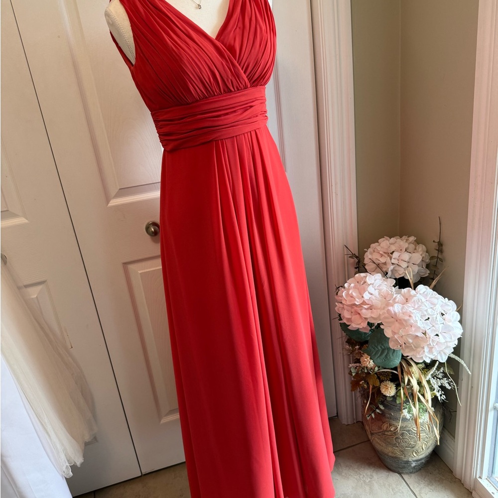Bill Levkoff Scarlet Sleeveless Maxi Dress